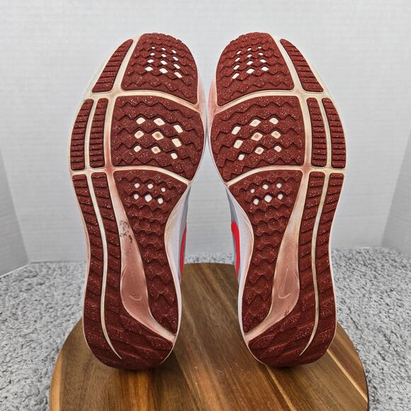 Nike Mens Air Zoom Pegasus 39 Grey Bright Crimson Gym Running Shoe 14 DH4071-007 - Picture 9 of 13